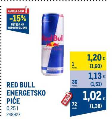 RED BULL ENERGETSKO PIĆE