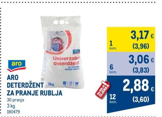 ARO DETERDŽENT ZA PRANJE RUBLJA