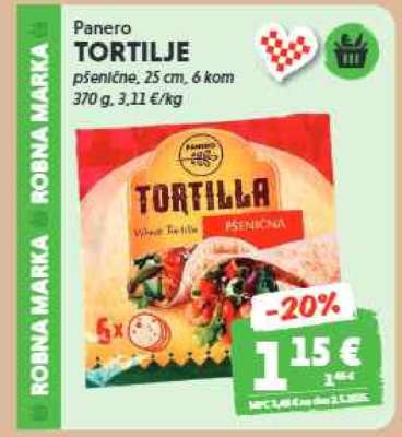 Panero TORTILJE
