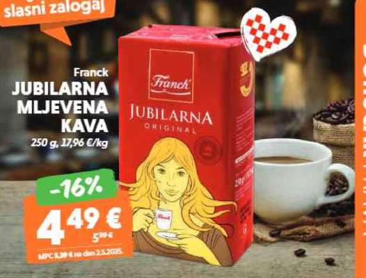 FRANCK JUBILARNA mljevena kava