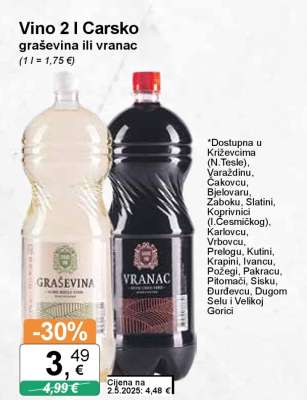 Vino 2 l Carsko