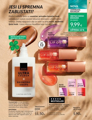 Leták Avon - 1.7.2026 - 31.7.2026. Strana 31