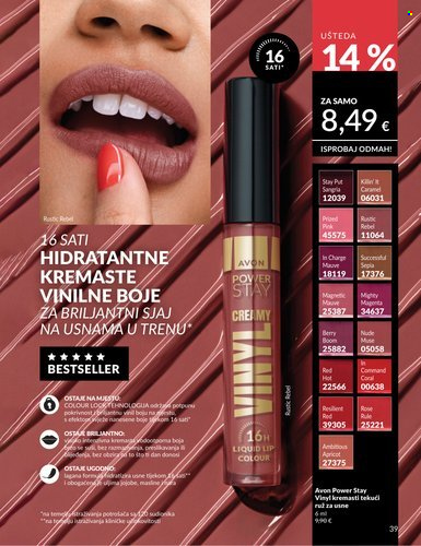 Leták Avon - 1.7.2026 - 31.7.2026. Strana 39