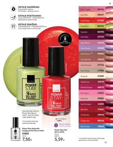 Leták Avon - 1.7.2026 - 31.7.2026. Strana 61