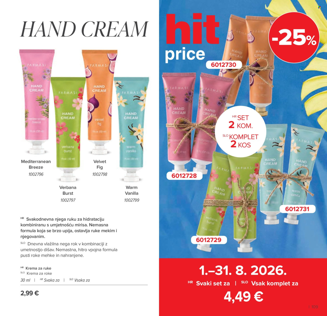 Farmasi katalog - 01.07.2026. - 31.08.2026. Stranica 109