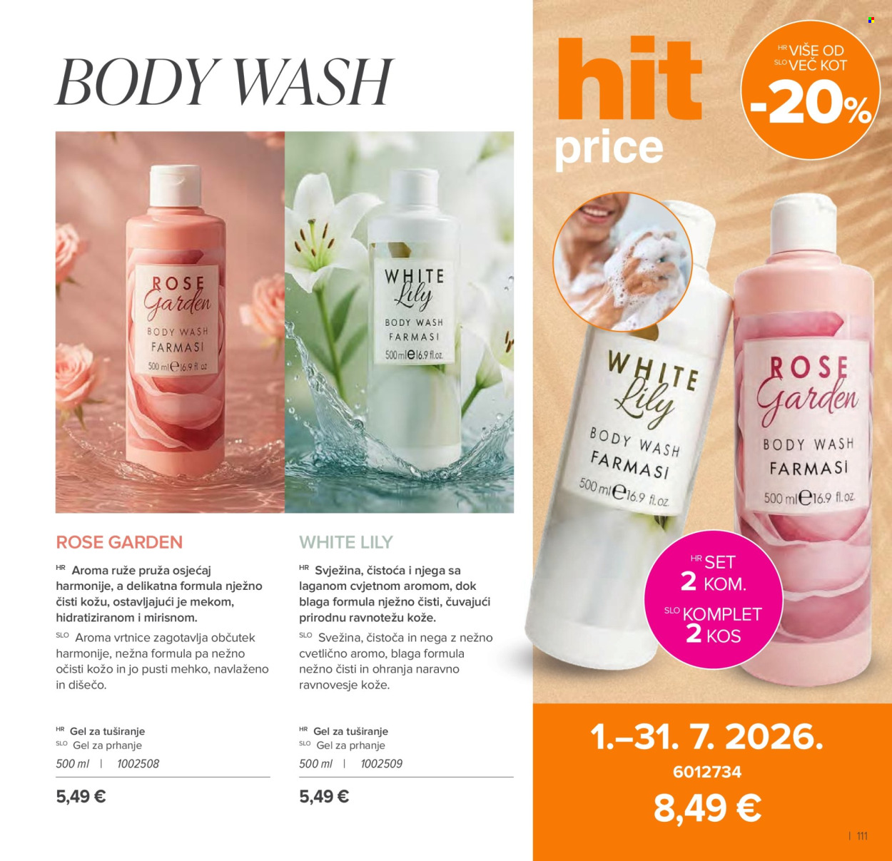 Farmasi katalog - 01.07.2026. - 31.08.2026. Stranica 111