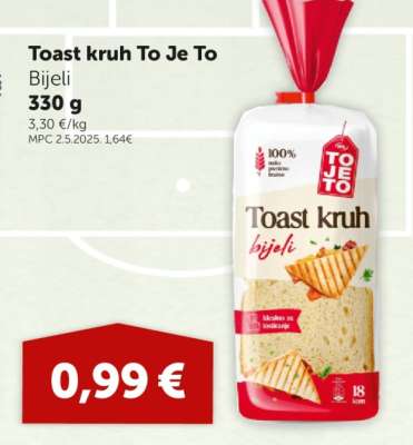 Toast kruh To Je To