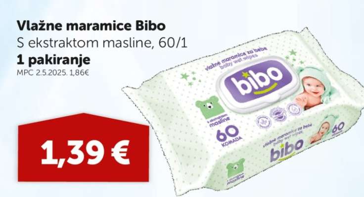 VLAŽNE MARAMICE BIBO