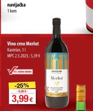 Vino crno Merlot