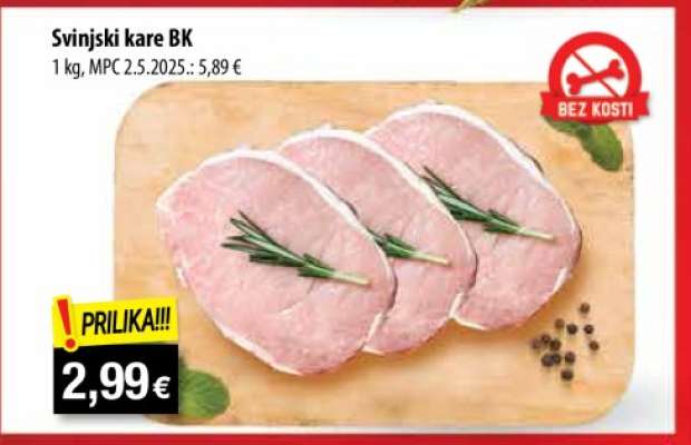 Svinjski kare BK