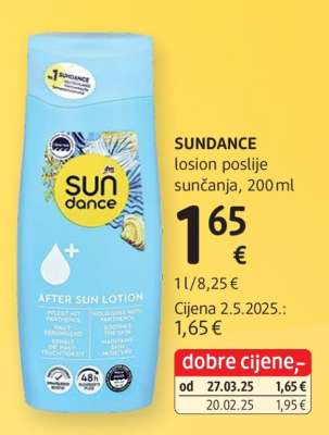 SUNDANCE losion poslije sunčanja, 200 ml