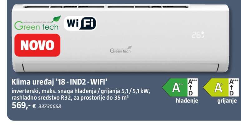 Klima uređaj '18 - IND2 - WIFI'