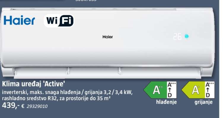 Klima uređaj 'Active'