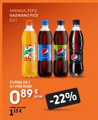 Mirinda, Pepsi Gazirano Piće