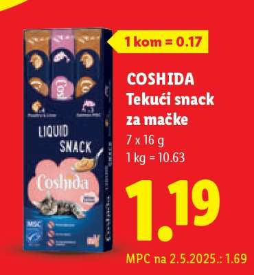 Coshida Tekući snack za mačke