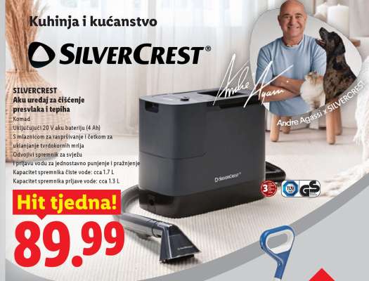 SILVERCREST Aku uređaj za čišćenje presvlaka i tepiha