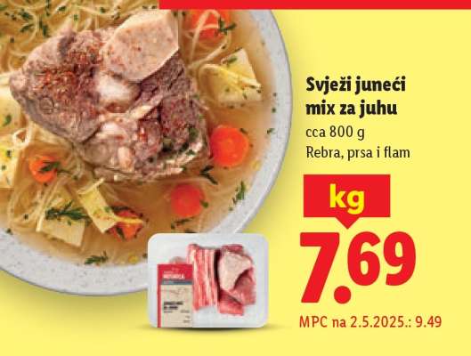 Svježi juneci mix za juhu