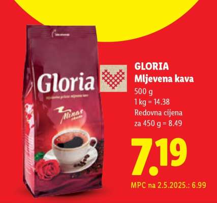 GLORIA mljevena kava