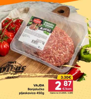 VAJDA Banjalučka pljeskavica 450g