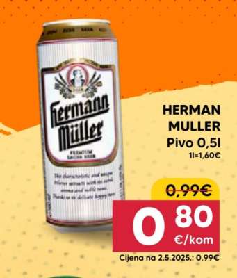 HERMAN MULLER Pivo 0,5l