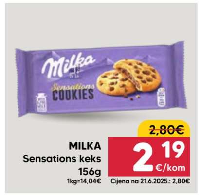 MILKA Sensations keks