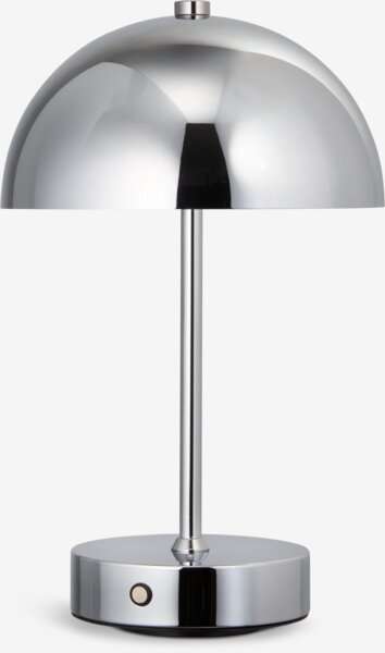 Lampa na baterije KENT Ø16xV25 cm krom