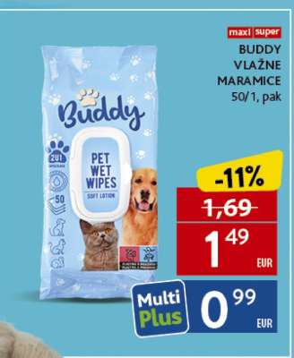 BUDDY VLAŽNE MARAMICE 50/1, pak