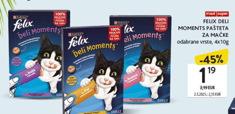 FELIX DELI MOMENTS PAŠTETA ZA MAČKE
