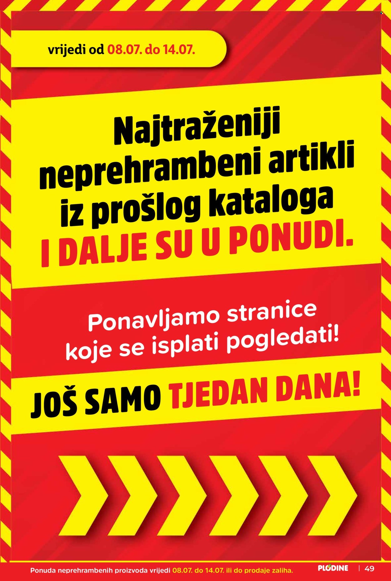 Leták Plodine - 8.7.2026 - 14.7.2026. Strana 49