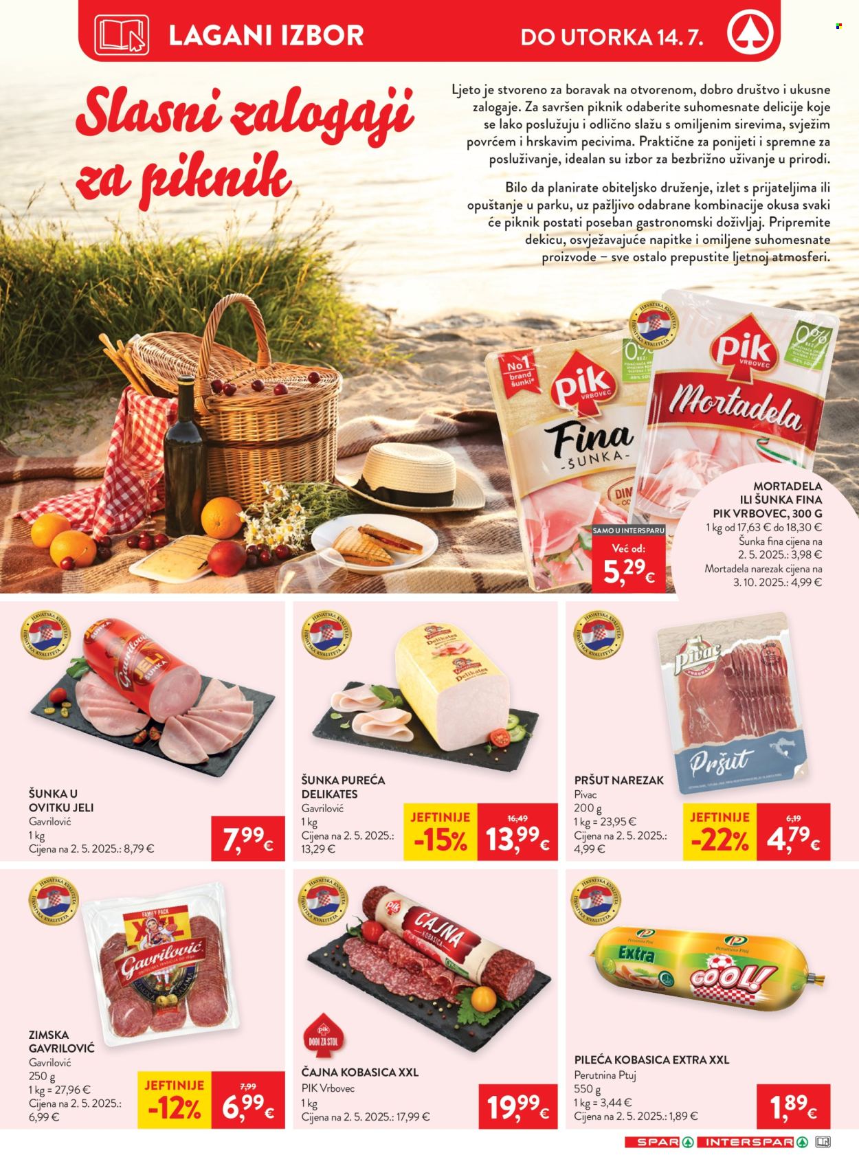 INTERSPAR katalog - 08.07.2026. - 14.07.2026. Stranica 12