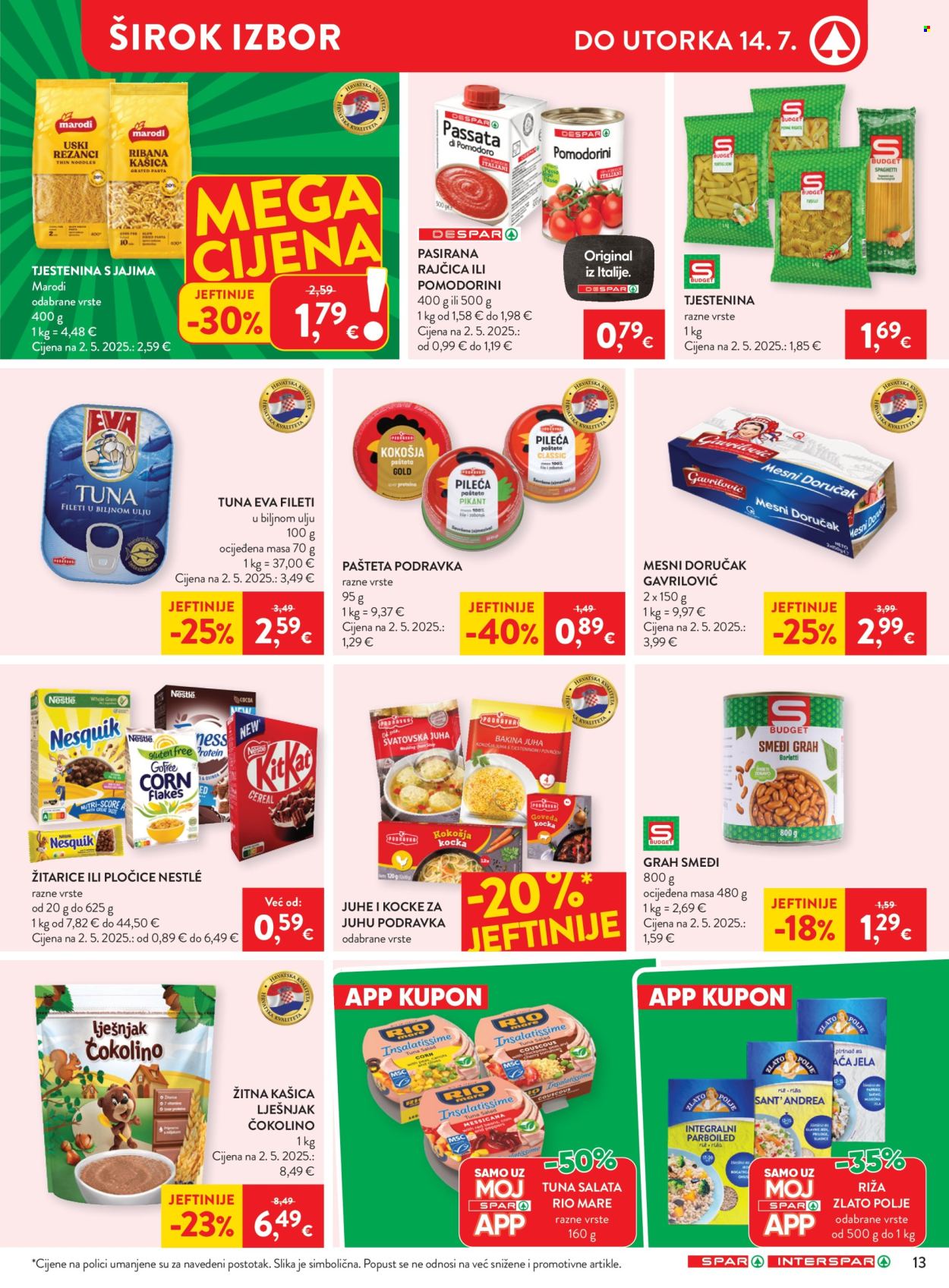 SPAR katalog - 08.07.2026. - 14.07.2026. Stranica 25