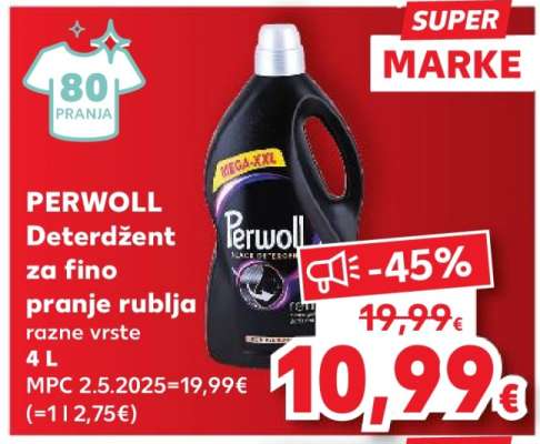 PERWOLL Deterdžent za fino pranje rublja