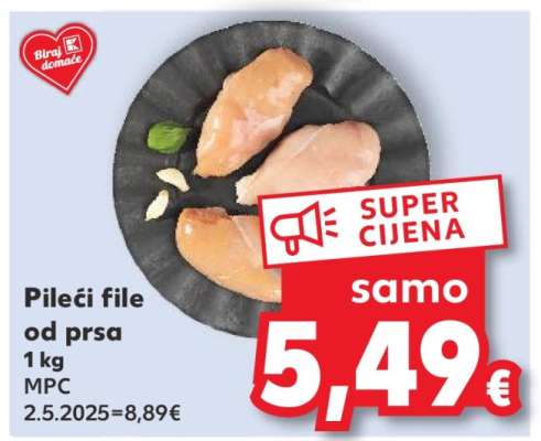 Pileći file od prsa