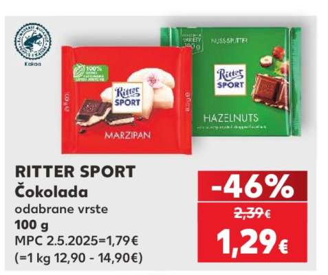 RITTER SPORT Čokolada