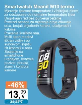 Smartwatch Meanit M10 Termo