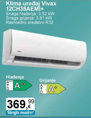 Klima uređaj Vivax 12CH35AEMI+