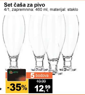 Set čaša za pivo