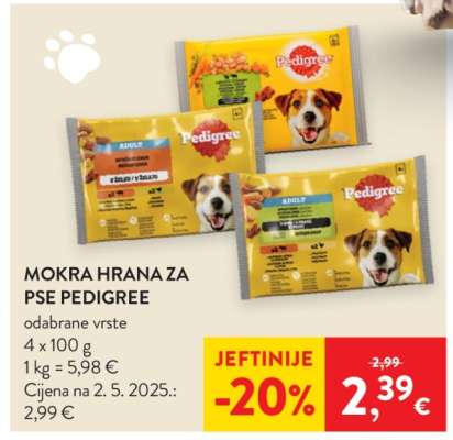 Mokra hrana za pse Pedigree