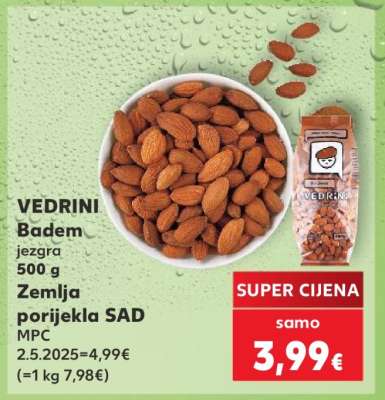 VEDRINI Badem jezgra 500 g