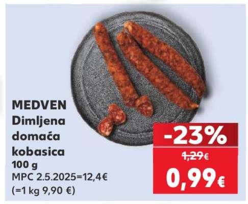 MEDVEN Dimljena domaća kobasica 100 g