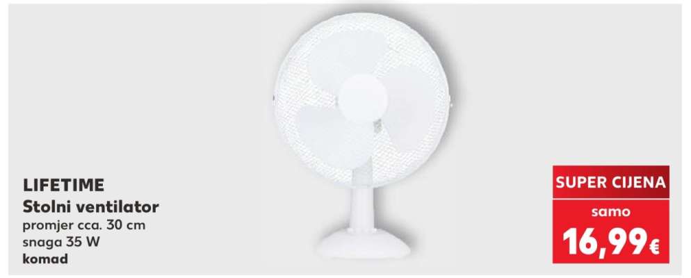 LIFETIME Stolni ventilator
