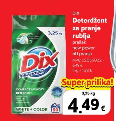 DIX Deterdžent za pranje rublja