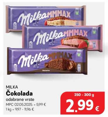 MILKA Čokolada