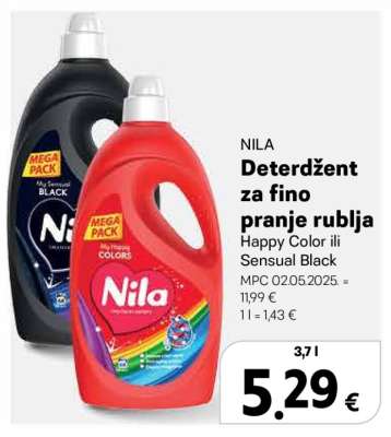 NILA Deterdžent za fino pranje rublja