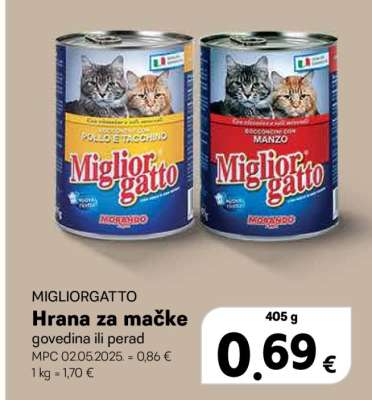 Migliorgatto Hrana za mačke