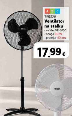TRISTAR Ventilator na stalku