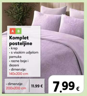 Komplet posteljine