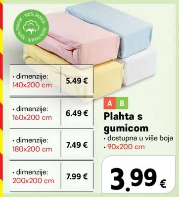 Plahta s gumicom