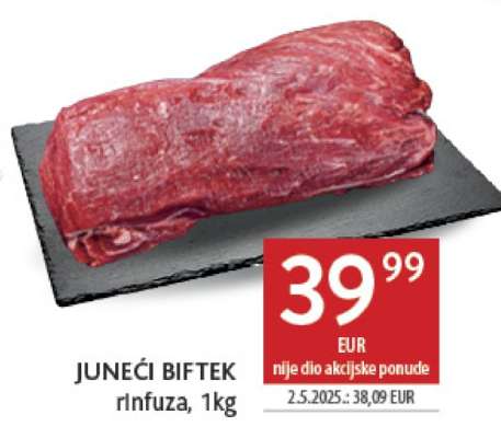JUNEĆI BIFTEK rinfuza, 1kg