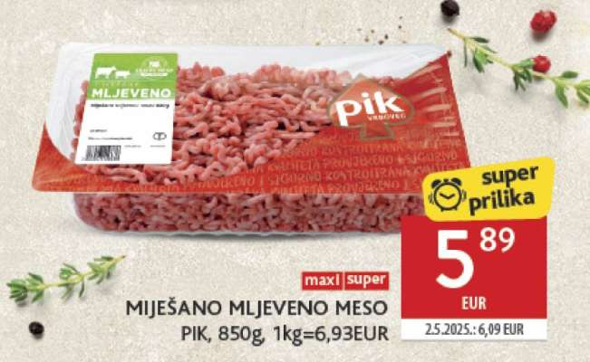 MIJEŠANO MLJEVENO MESO